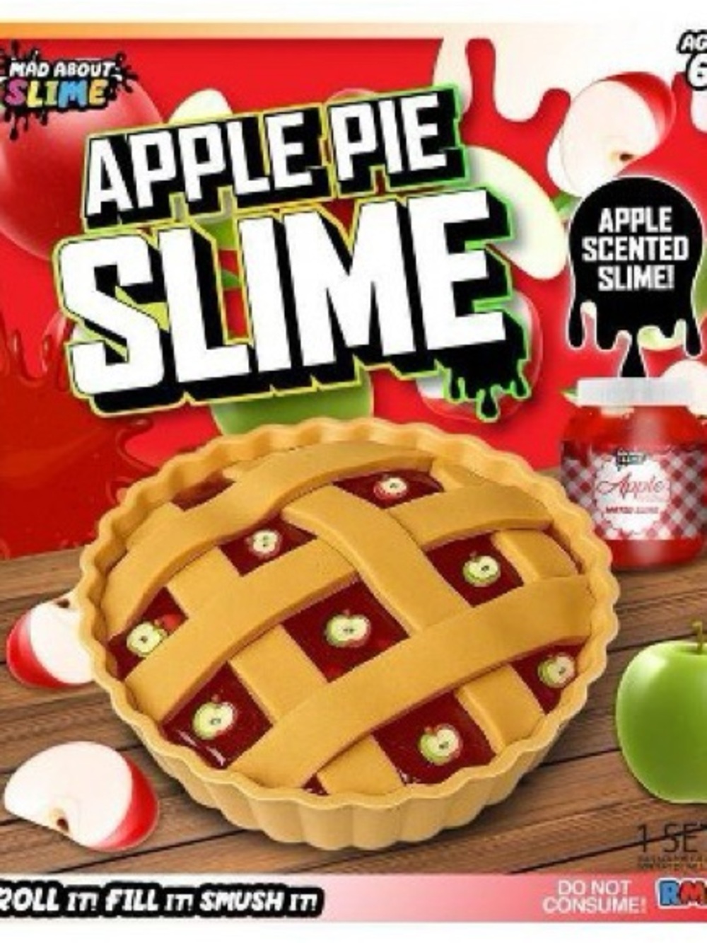 Apple Pie Slime - Red and Tan